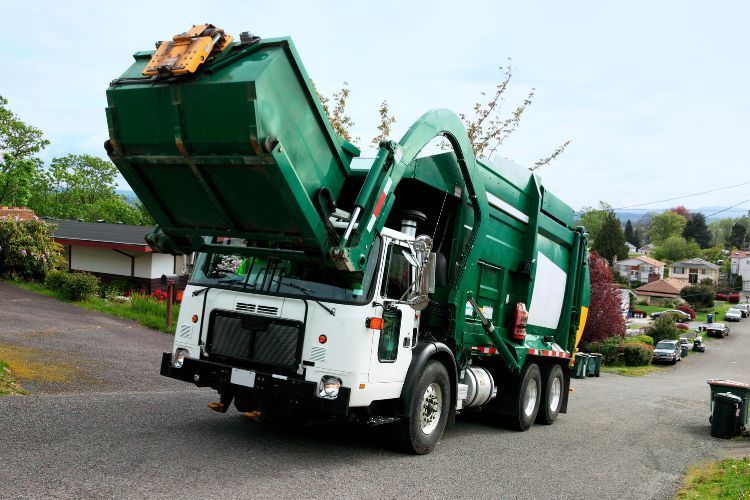 commercial waste truck