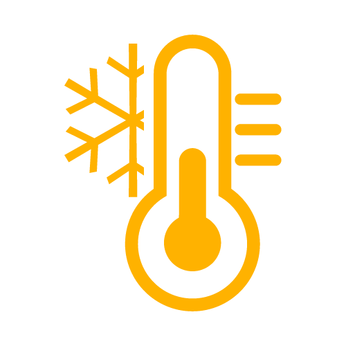 Temperature Controlled Shipping Icon