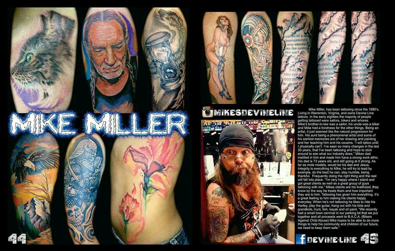 Mike miller has a lot of tattoos on his body