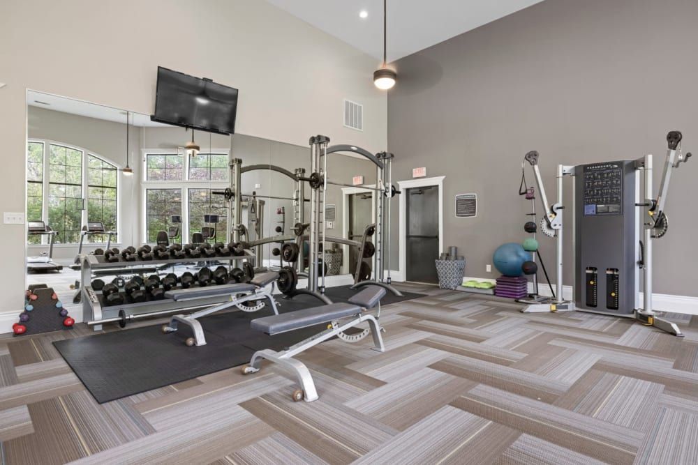 Modern Fitness Center at The Marquis at Brushy Creek