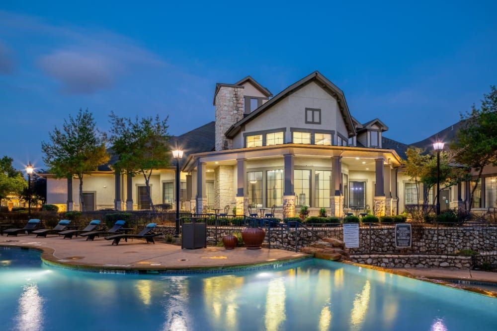 Resort Style Pool at Twilight at The Marquis at Brushy Creek