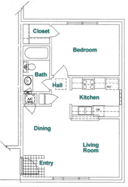 1 Bedroom, Phase 1