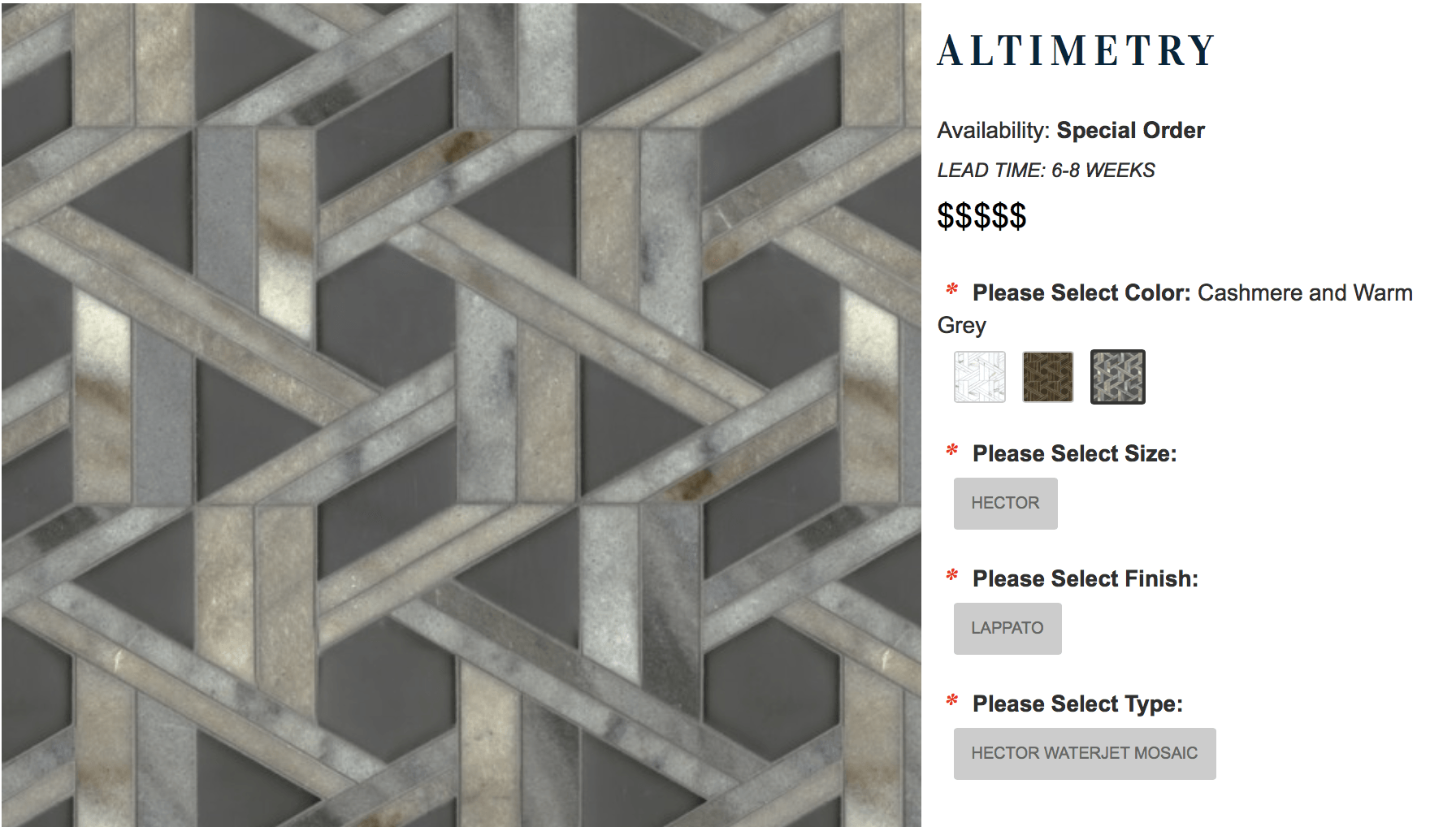 Altimetry Tile