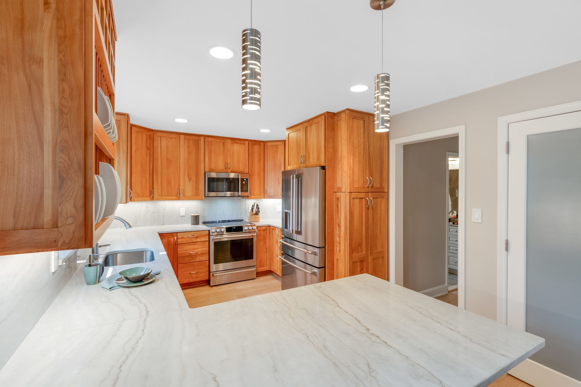 Antarctic Granite Countertop and Highback