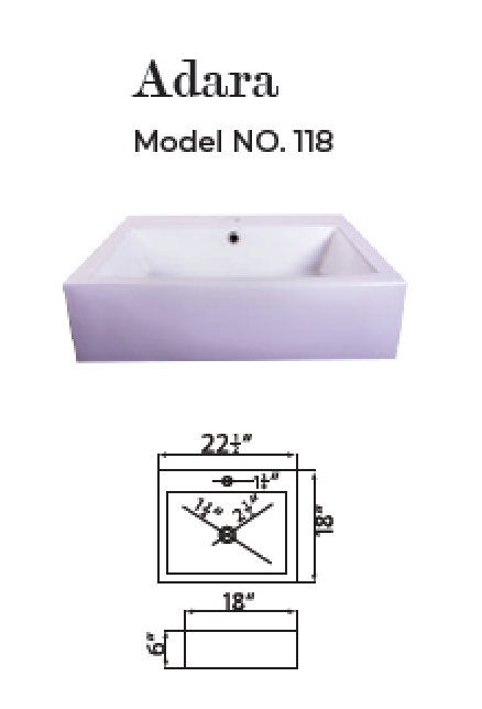 Adara Porcelain Sink