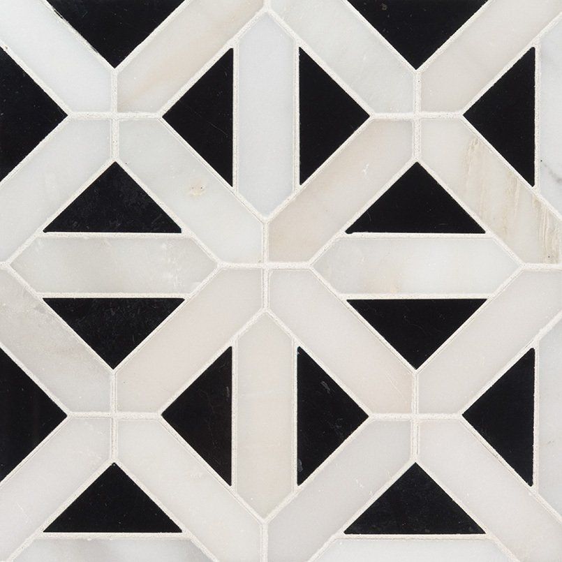 Retro Fretwork Polished Tile