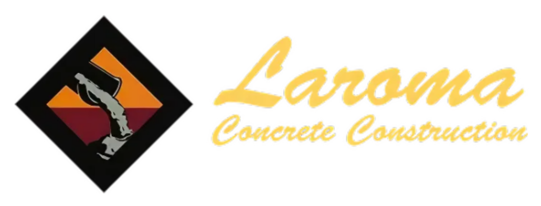 Laroma Concrete Construction Logo