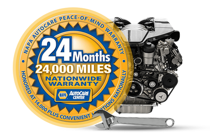 NAPA Warranty Badge | Paramount Auto Service