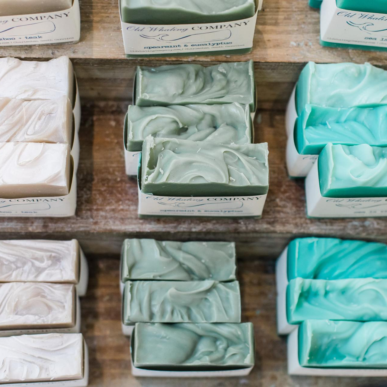 Different kinds of soaps