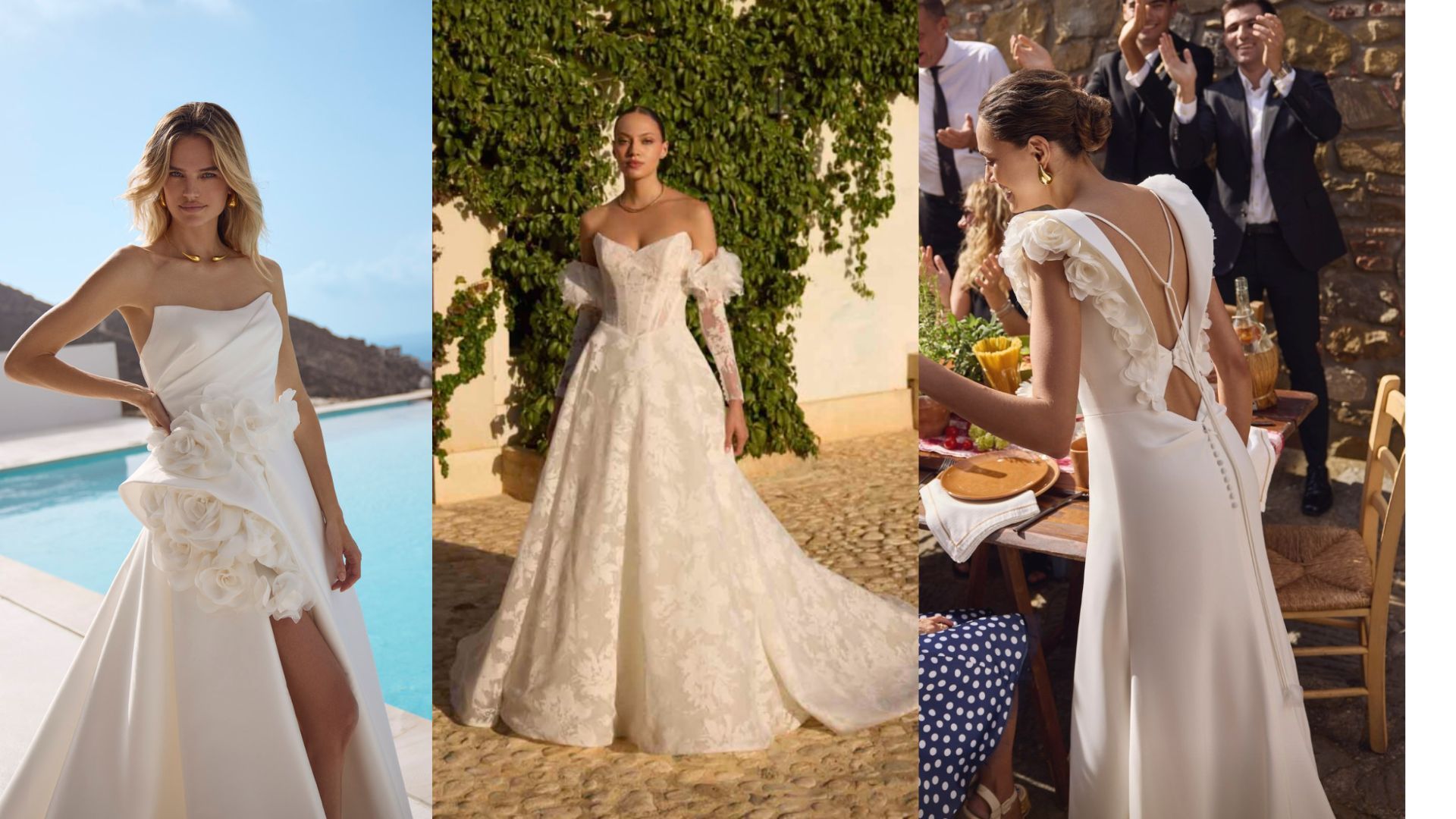 Fiori 3D sono un must 2026 disegnano lo stile e definiscono il carattere Sposa