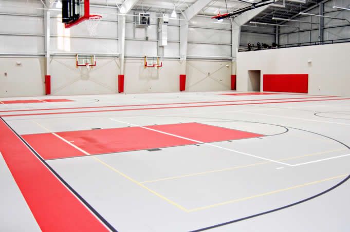 Multi-Purpose Facility Basketball Court — Orville, OH — Imhoff Construction Services