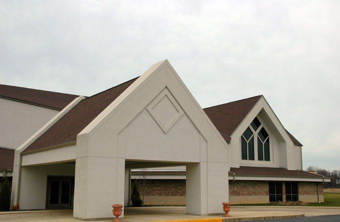 Elyria First Baptist Church Front View — Orville, OH — Imhoff Construction Services