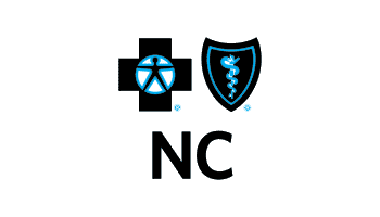 A logo for nc health insurance with a cross , shield and caduceus.