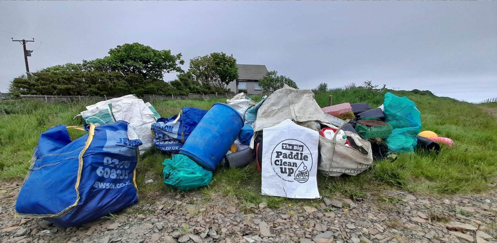 Rubbish collected in the Big Paddle Clean Up