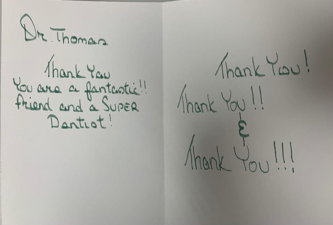 Handwritten Notes - Thomas and Anderegg