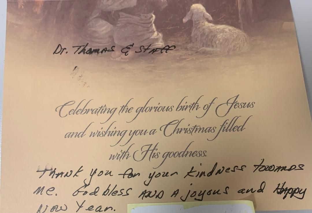 Handwritten Notes - Thomas and Anderegg