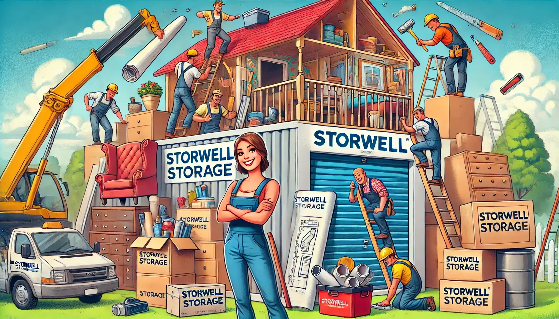 Remodeling and  Self Storage saves the day