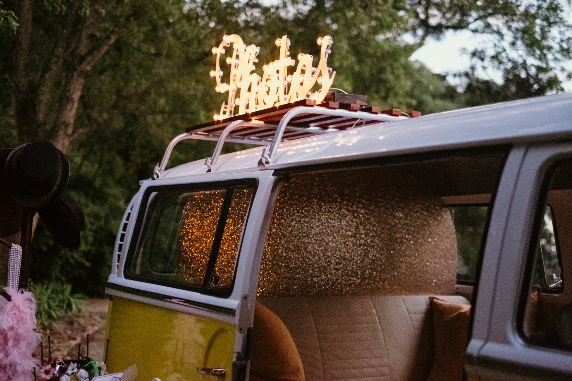sunkissed photo bus' first wedding with Miss Daisy