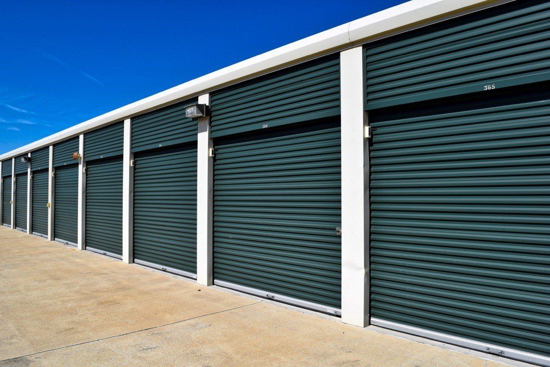 Drive up access storage units