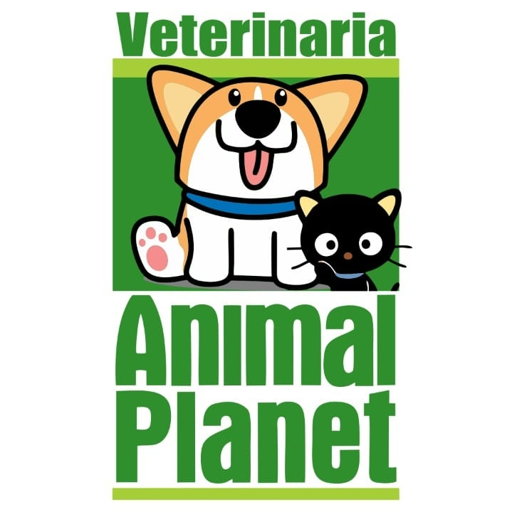 Caricatura de perro y gato, con el logo de Animal Planet y la palabra 