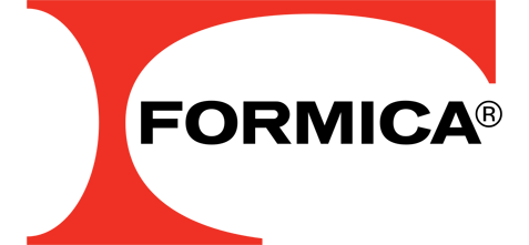 The formica logo is red and black on a white background.