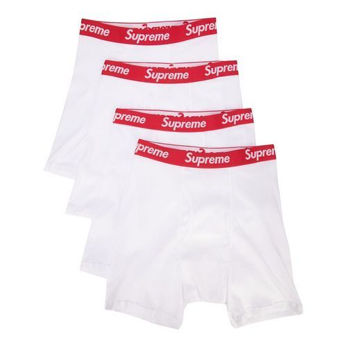 Supreme pack bóxeres tagless x Hanes talla s