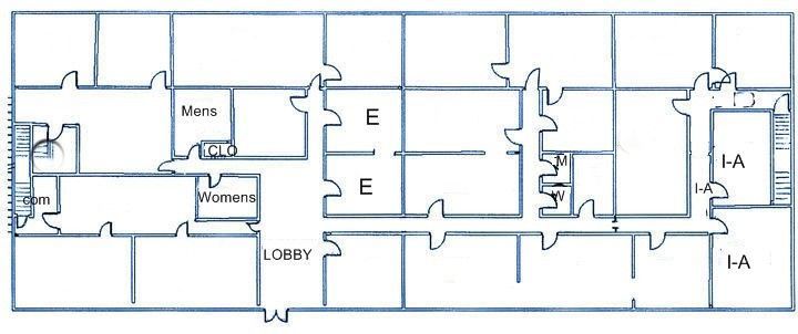 A black and white floor plan of a building A black and white floor plan of a building