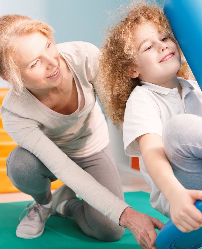 Child Doing Vestibular Exercises — Mundaring WA — Mundaring Physiotherapy Clinic
