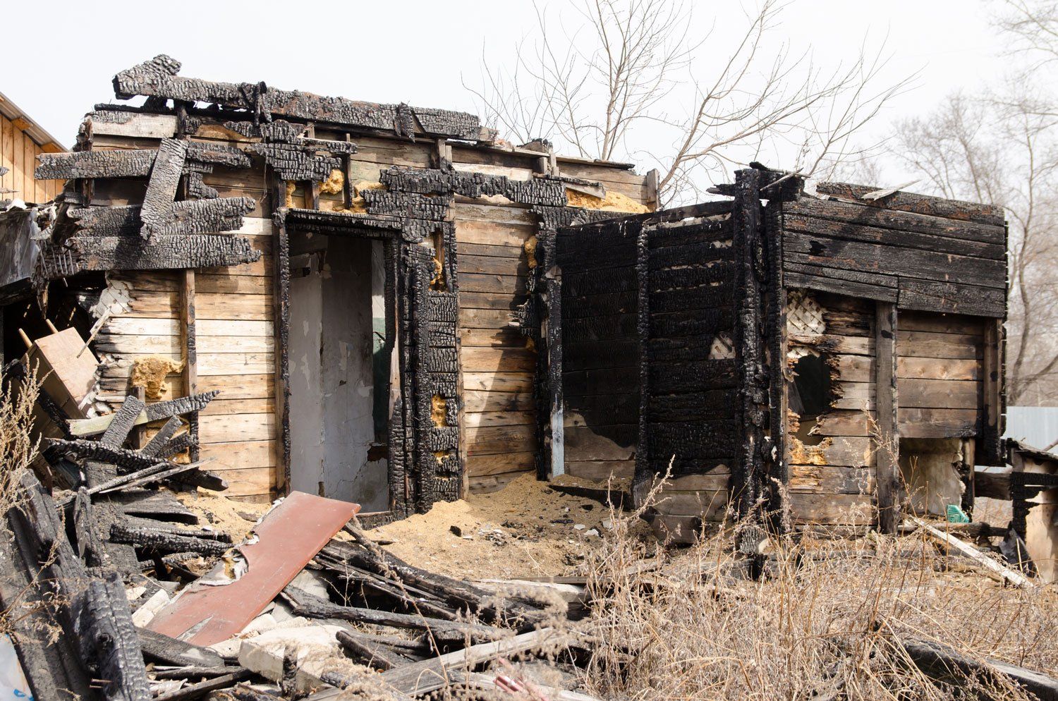Burn House — Carnegie, PA — Disaster Restoration Services