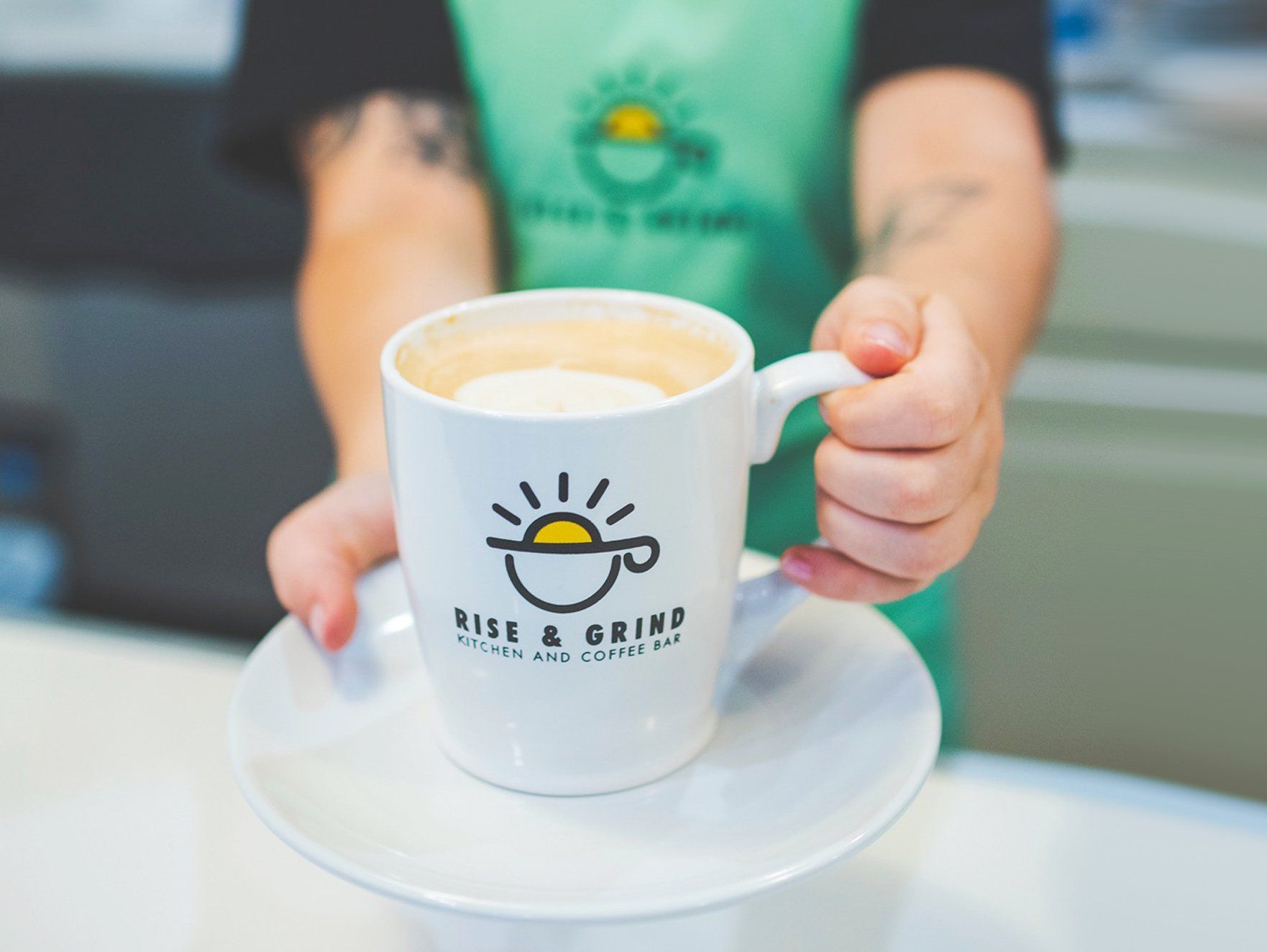 rise and grind: kitchen and coffee bar menu