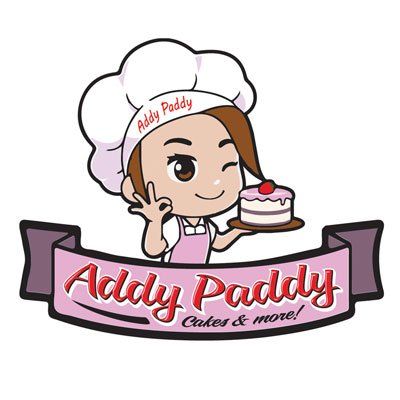 Addy Paddy Cakes | White Arrow | Logo