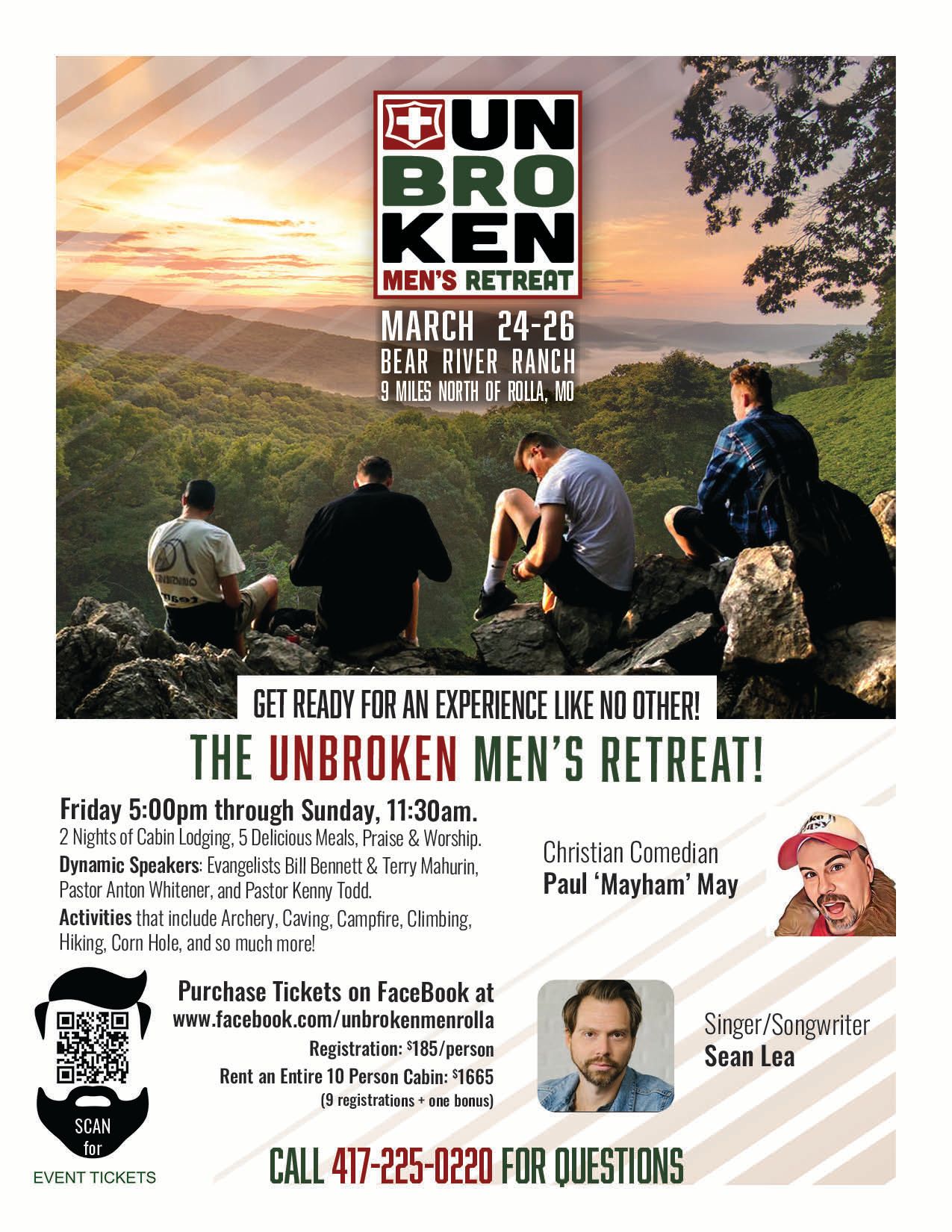 Unbroken men's Retreat