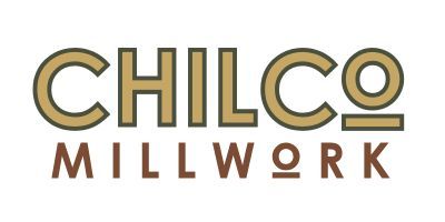 Chilco Millwork logo in tan and brown text on a white background