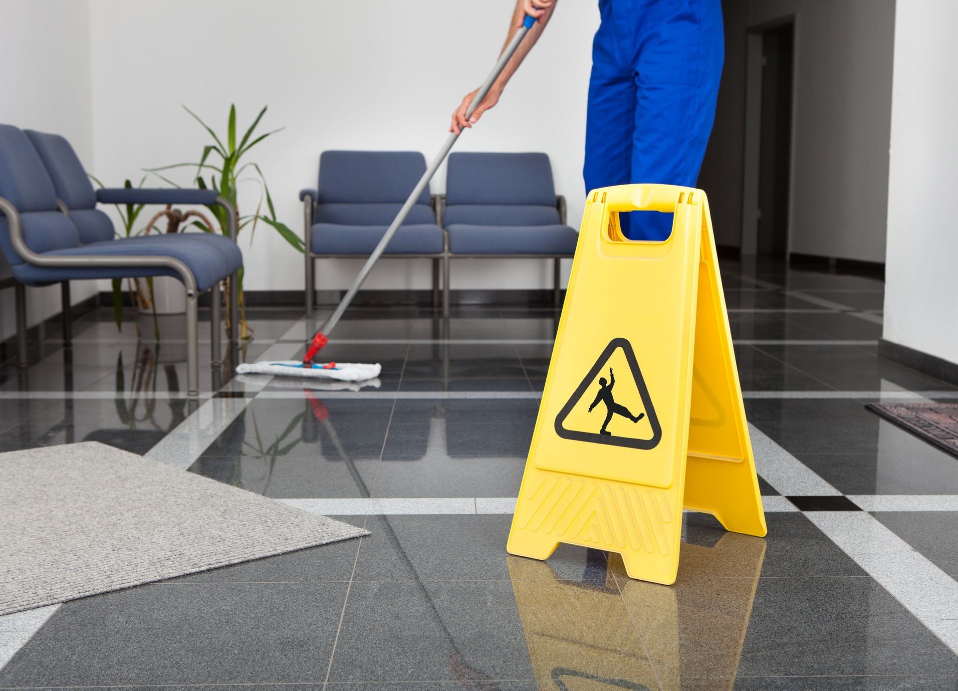 Cleaning Commercial Floor