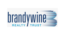 The brandywine realty trust logo is on a white background.
