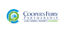 The logo for cooper 's ferry partnership live work invest camden