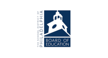 The logo for the school district of philadelphia board of education
