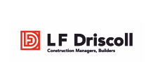 The logo for lf driscoll construction managers , builders.
