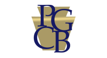 The logo for pg cb is blue and gold on a white background.
