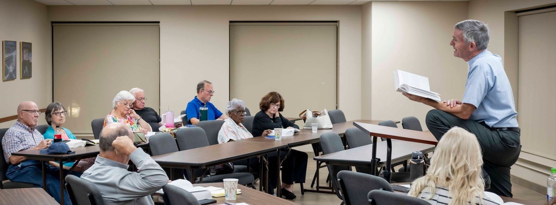 Reverend Kathy teaches about our liturgical service at All Saints Church in Lakeland.