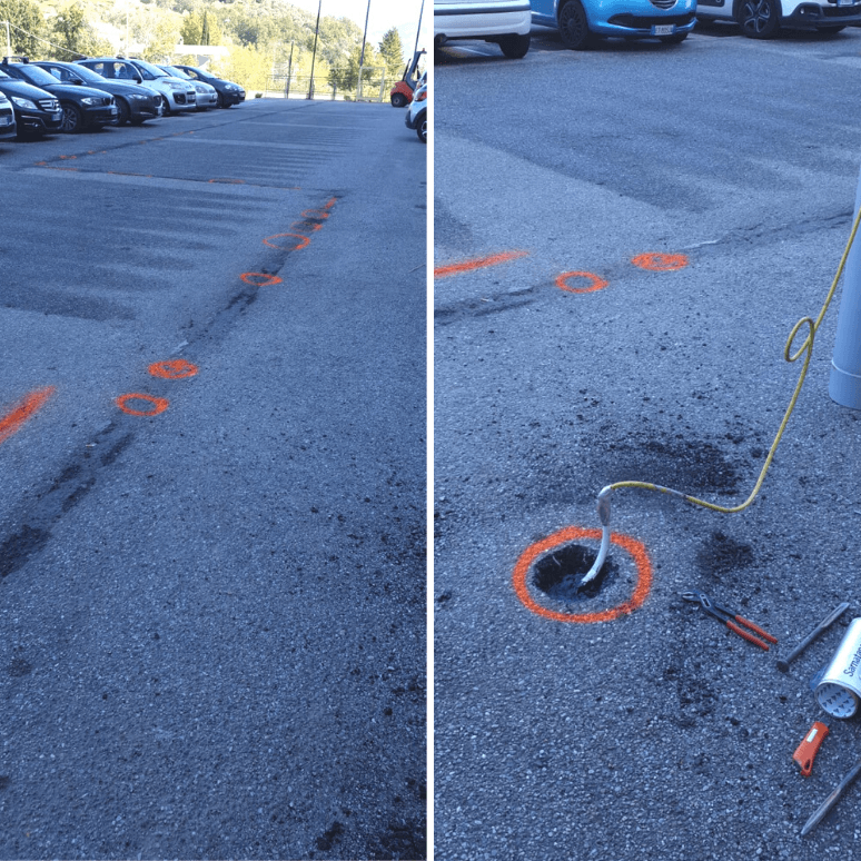 localizzazione con idroforo