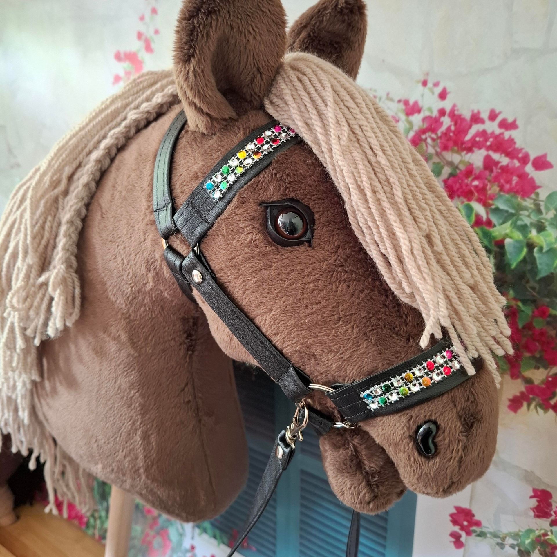 Zachte, iets harige lieve Hobbyhorse