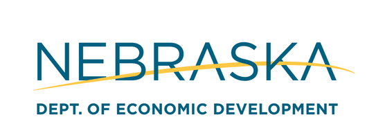 The logo for the nebraska department of economic development