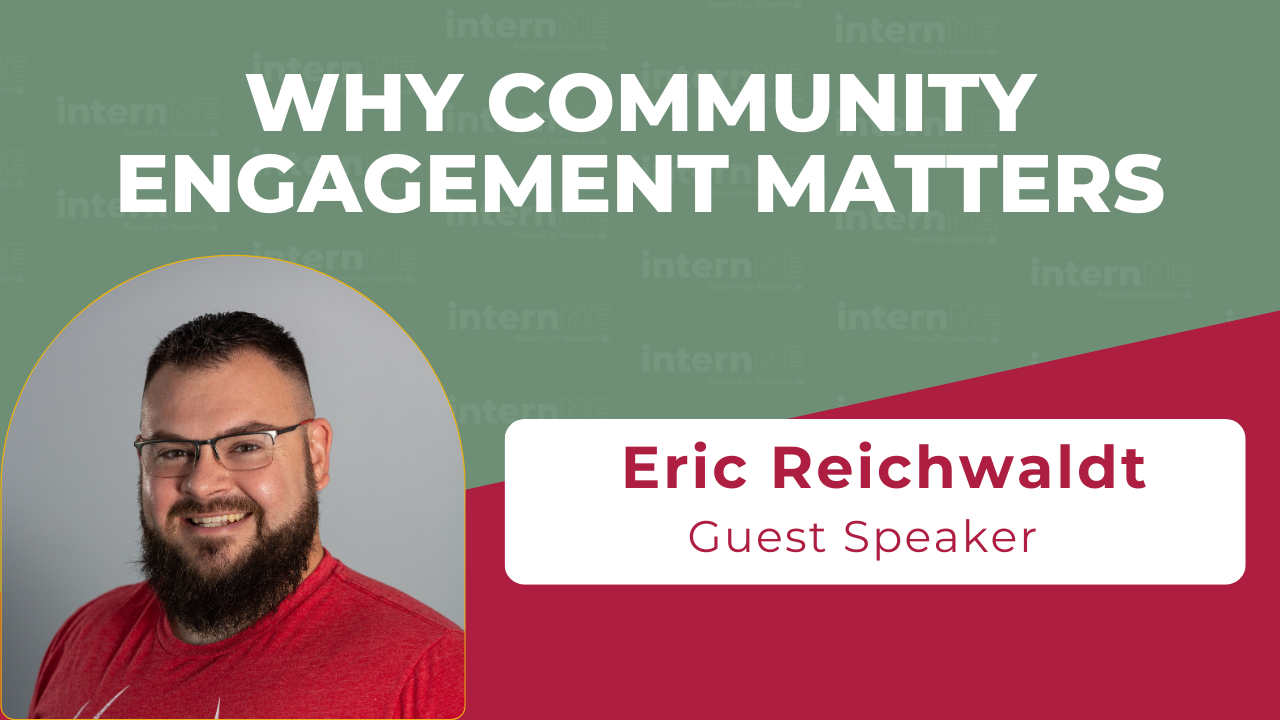 Eric reichwaldt is a guest speaker for why community engagement matters