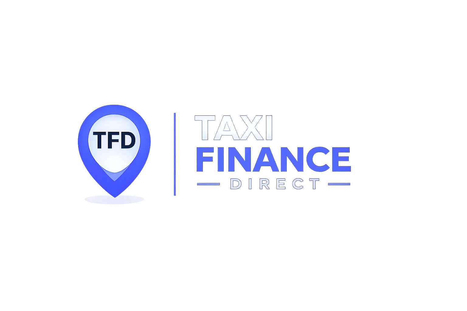 taxi finance direct logo 3 droplets and car