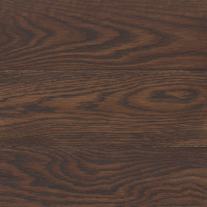 A close up of a dark brown wooden floor.