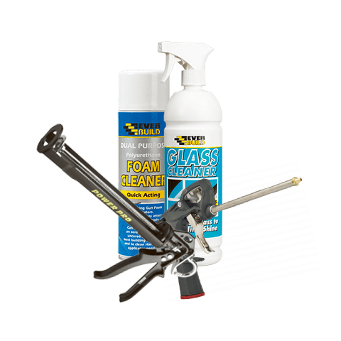 Examples of sealant and adhesives accessories.