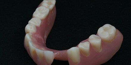 Human lower denture