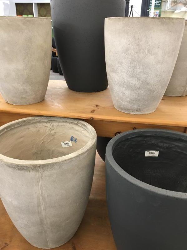 Pots on shelves photo