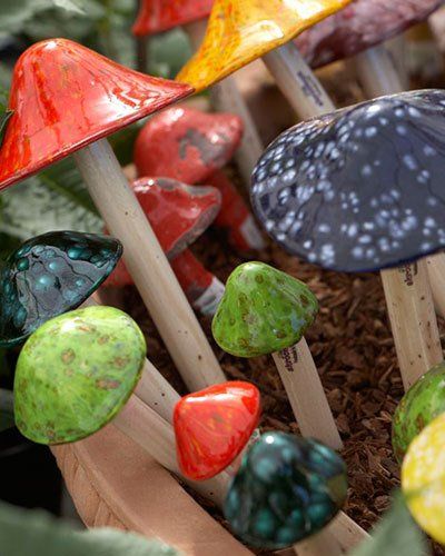 ceramic mushrooms